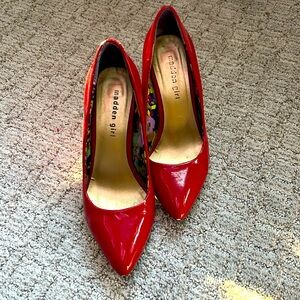 Red hot madden girl stilettos